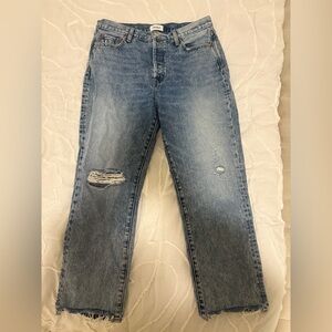 Pistola Charlie Straight-Leg High Rise Denim